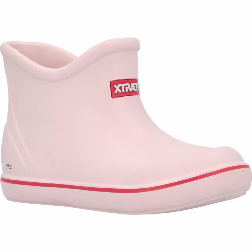 Xtratuf  Kids KIDS BIOLITE ANKLE DECK BOOT LITTLE BUBBLE GUM