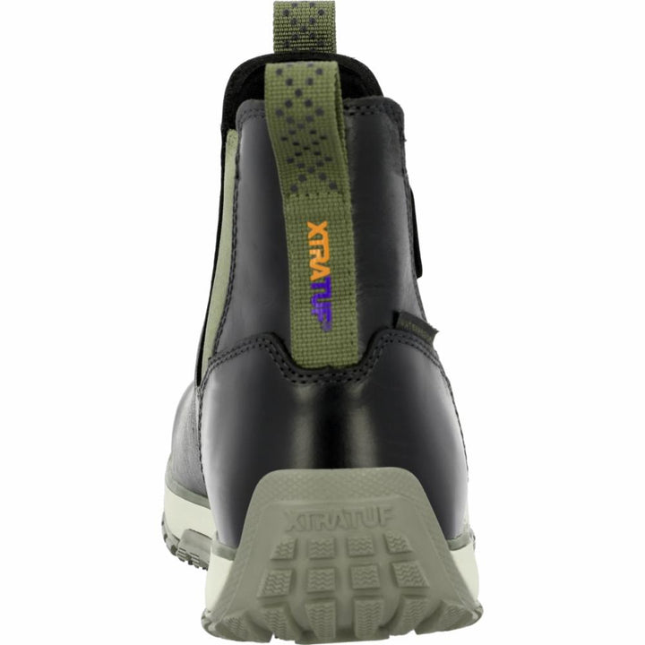 Xtratuf MENS ADB LEATHER PIRATE BLACK