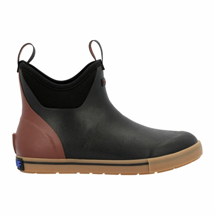 Xtratuf MENS ANKLE DECK BOOT 6 IN CAMP BLACK