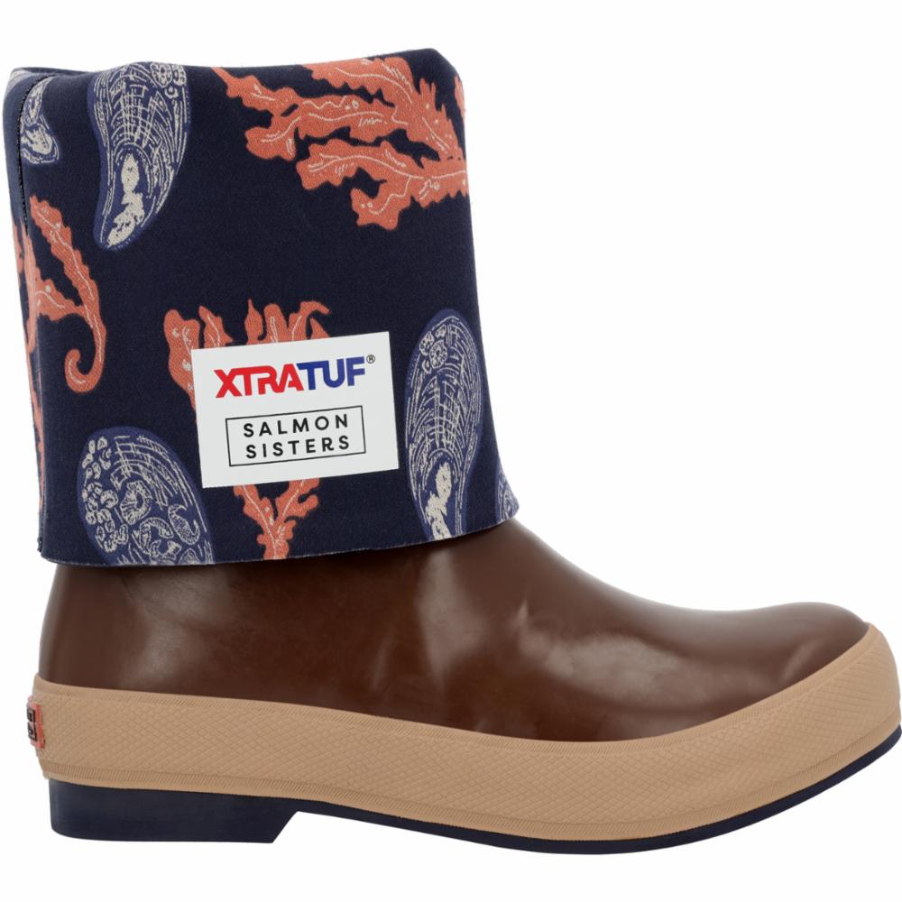 Xtratuf WOMENS 15 IN LEGACY BOOT LEGACY SALMON SISTERS BROWN/KELP