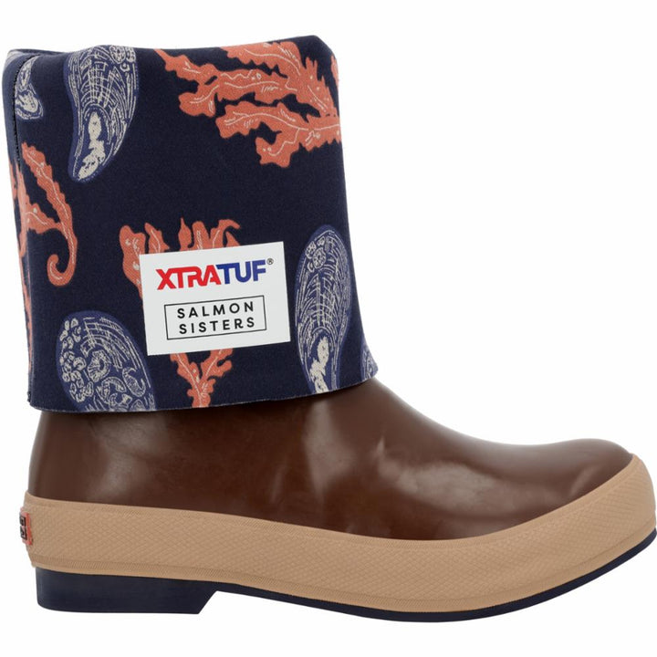 Xtratuf WOMENS 15 IN LEGACY BOOT LEGACY SALMON SISTERS BROWN/KELP/OYSTER