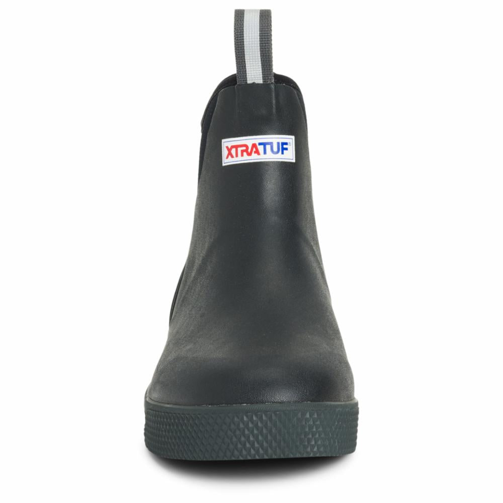 Xtratuf MENS WHEELHOUSE 6 ANKLE DECK BOOT BLACK