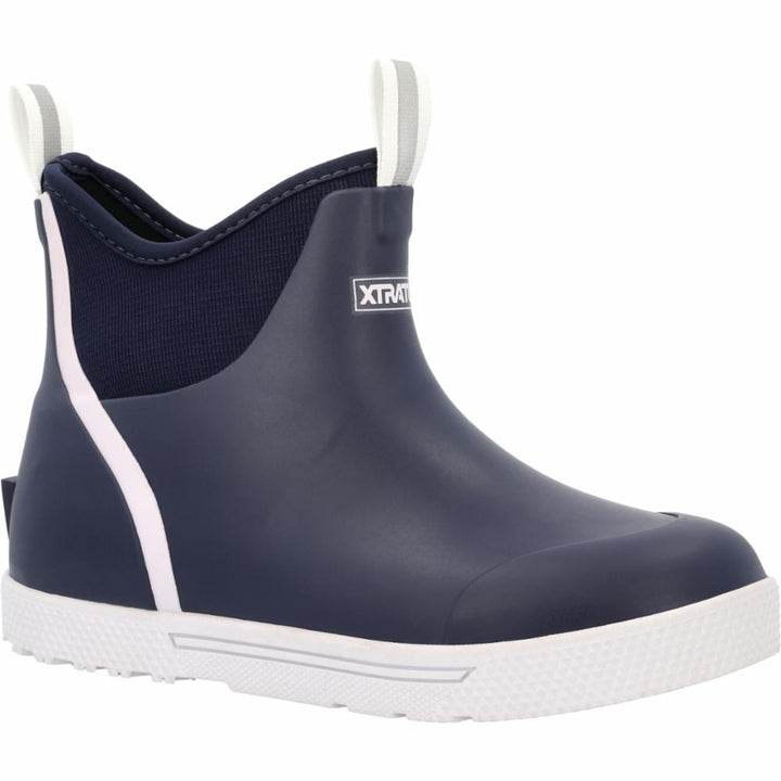 Xtratuf MENS WHEELHOUSE 6 ANKLE DECK BOOT NAVY