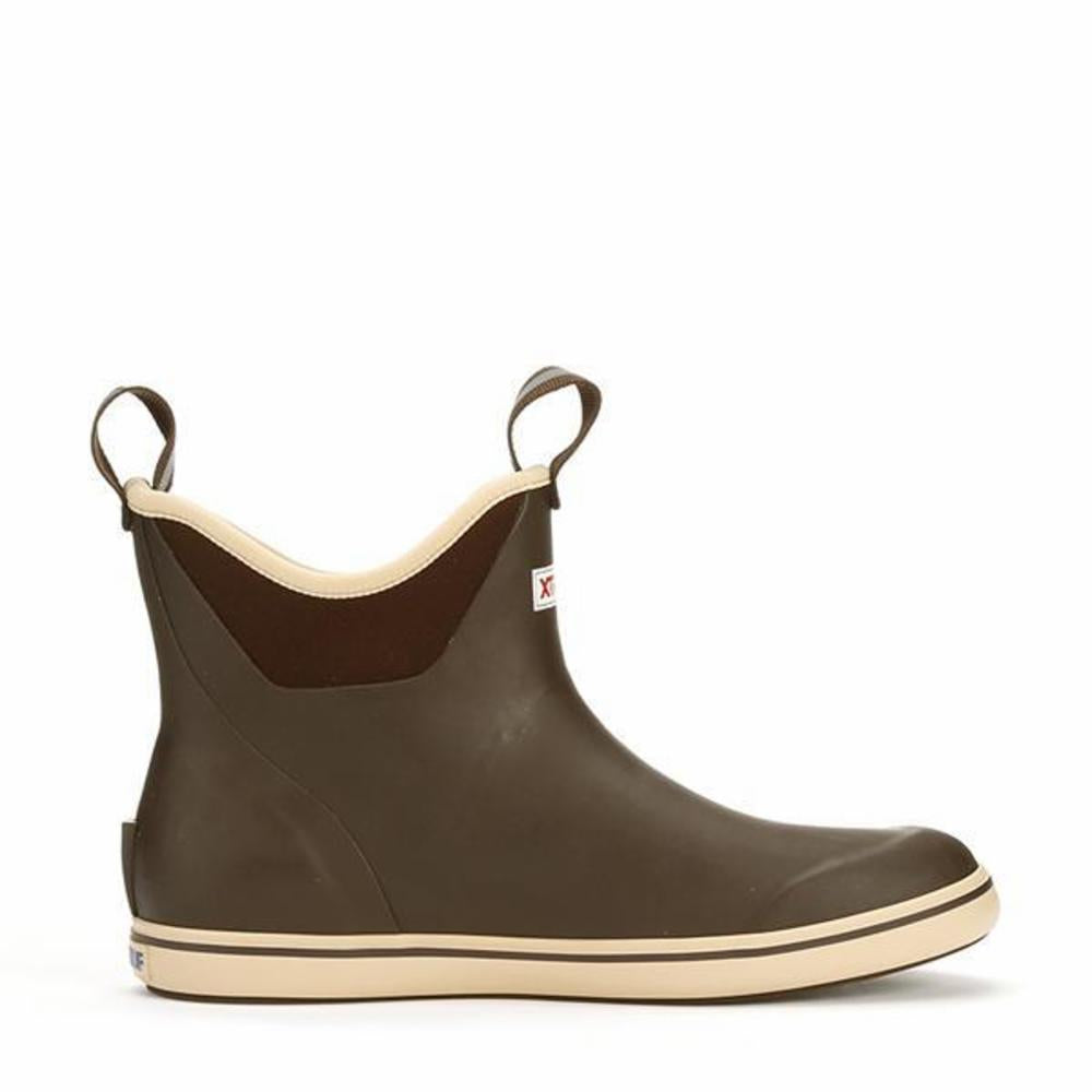Xtratuf WOMENS 6 IN ANKLE DECK BOOT BROWN