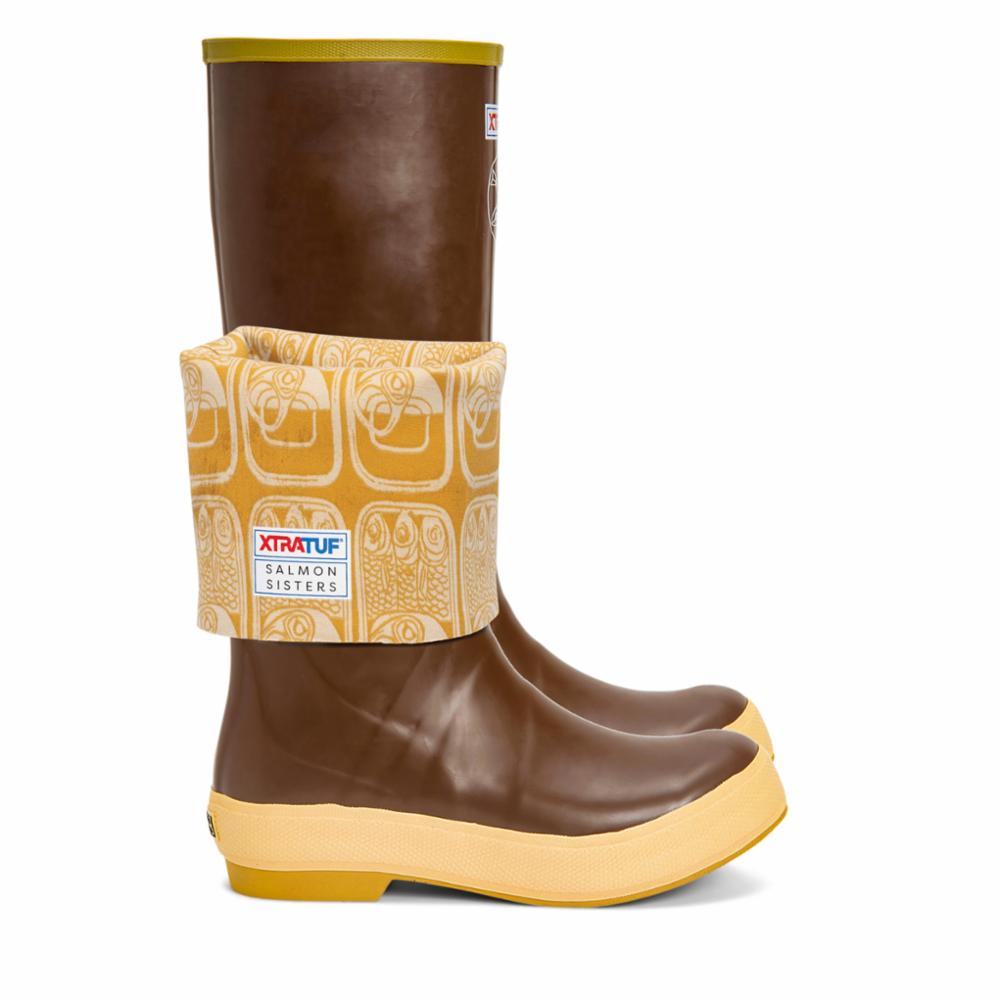 Xtratuf WOMENS SALMON SISTERS 15 LEGACY BROWN/TINFISH