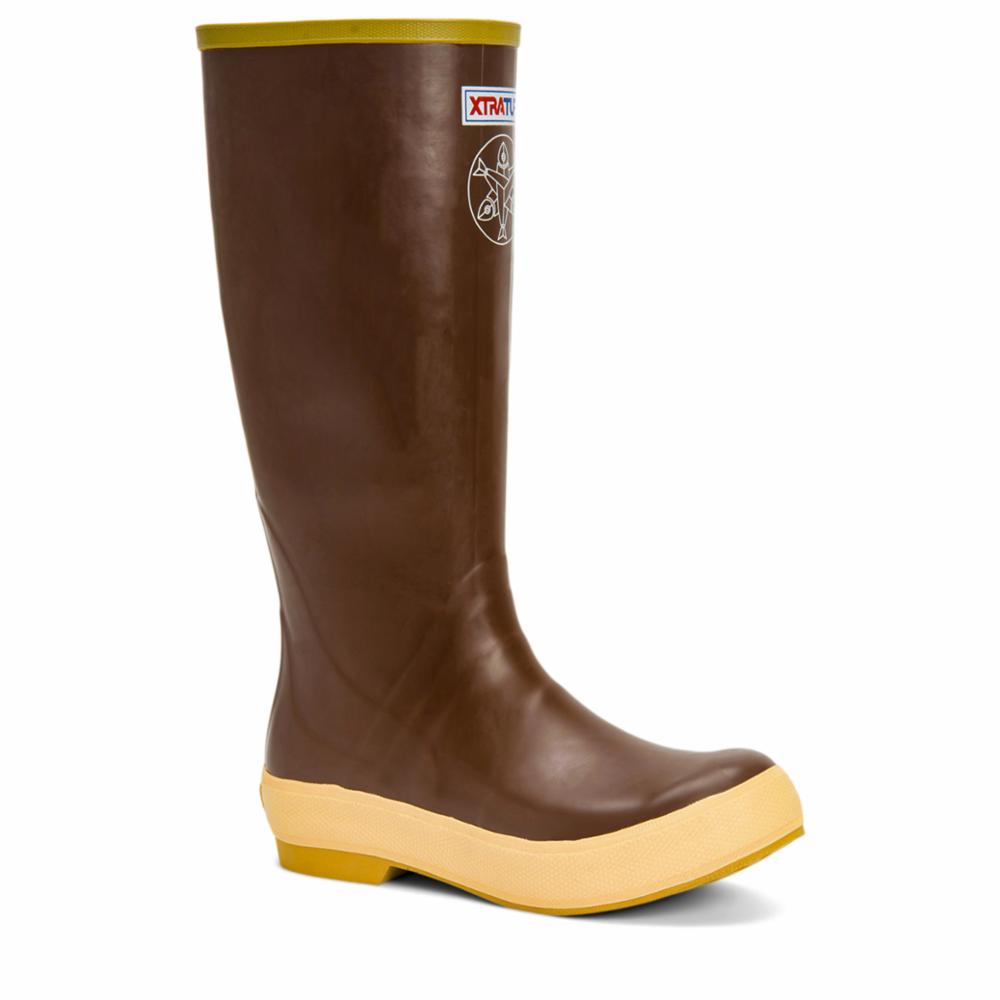 Xtratuf WOMENS SALMON SISTERS 15 LEGACY BROWN/TINFISH