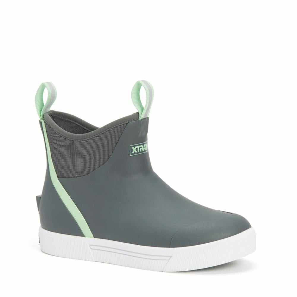 Xtratuf WOMENS WHEELHOUSE 6 ANKLE DECK BOOT GREY