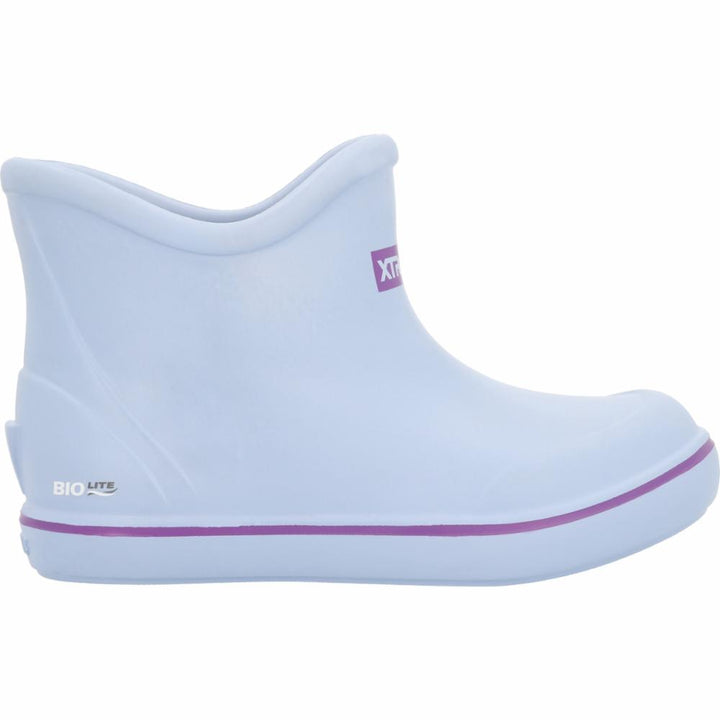 Xtratuf  Kids KIDS BIOLITE ANKLE DECK BOOT BIG SKY BLUE