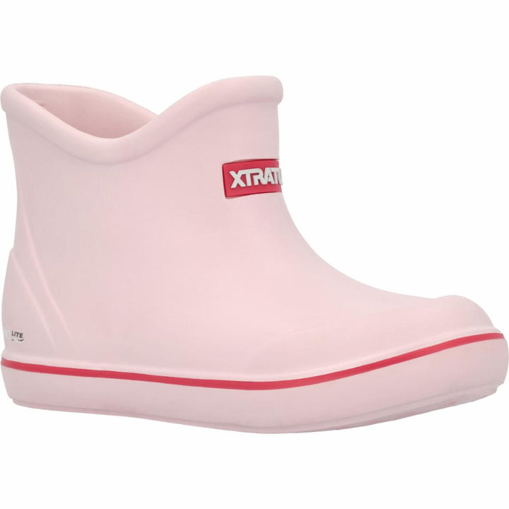 Xtratuf  Kids KIDS BIOLITE ANKLE DECK BOOT LITTLE BUBBLE GUM