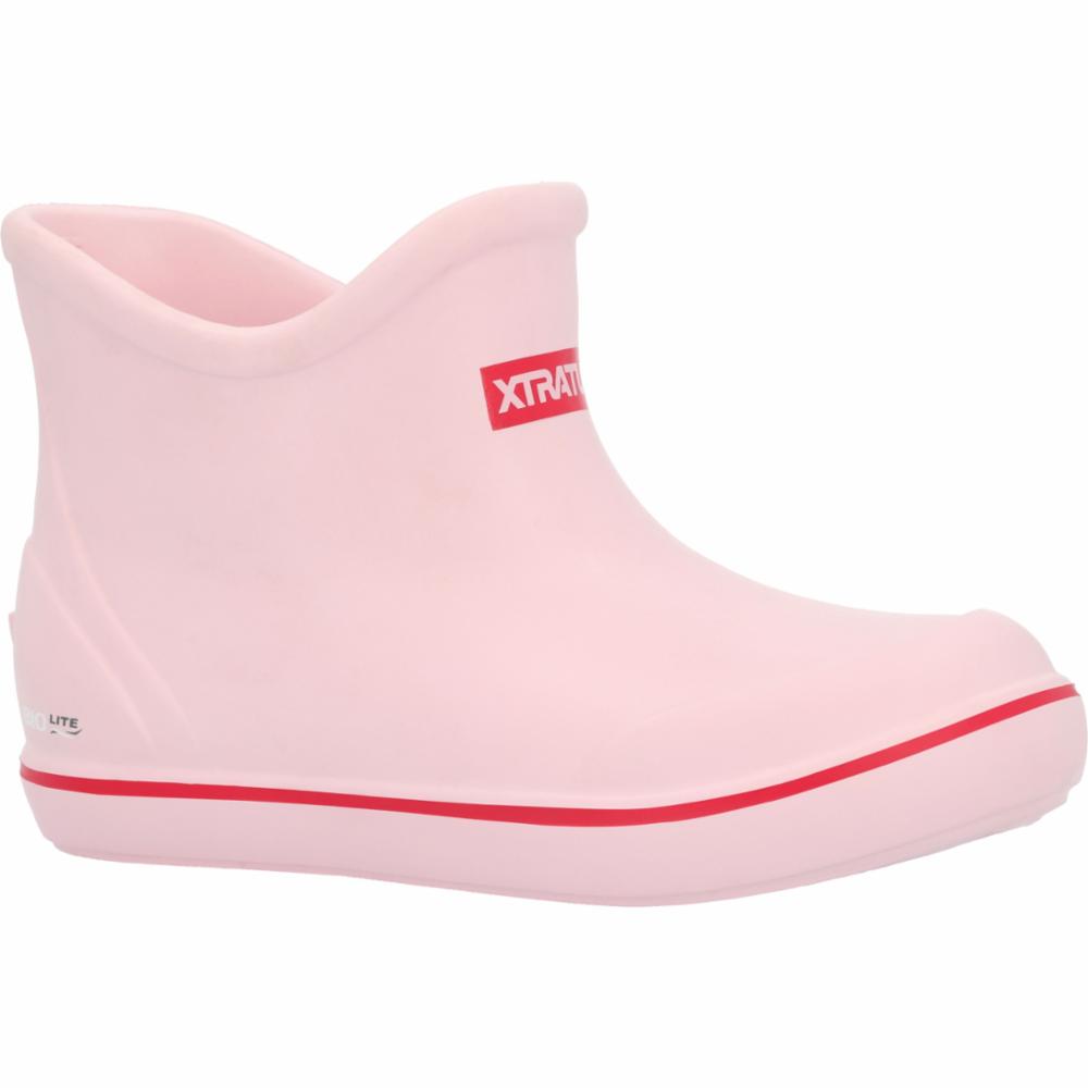 Xtratuf  Kids KIDS BIOLITE ANKLE DECK BOOT BIG BUBBLE GUM