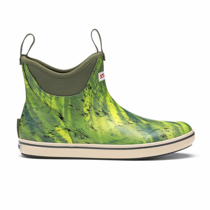 Xtratuf MENS 6 ANKLE DECK BOOT GREEN CAMO