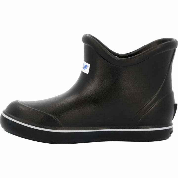 Xtratuf MENS ANKLE DECK BOOT 6 IN CAMP BLACK