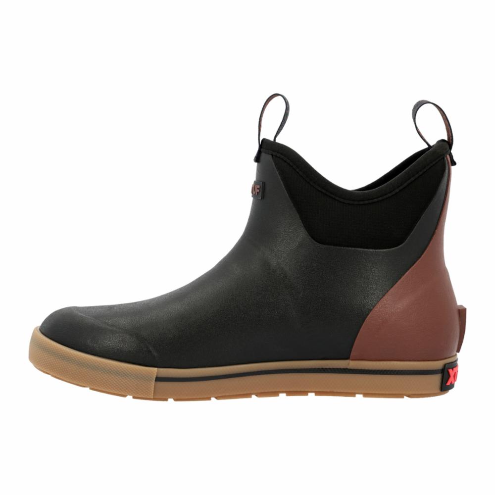 Xtratuf MENS ANKLE DECK BOOT 6 IN CAMP BLACK