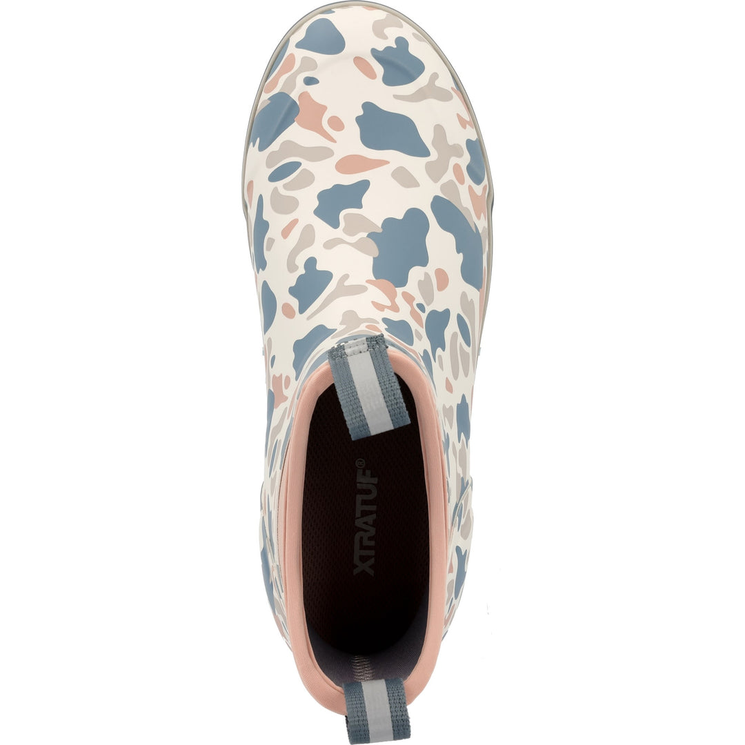 XTRATUF WOMEN'S 6" ANKLE DECK BOOT IVORY/DUCK CAMO
