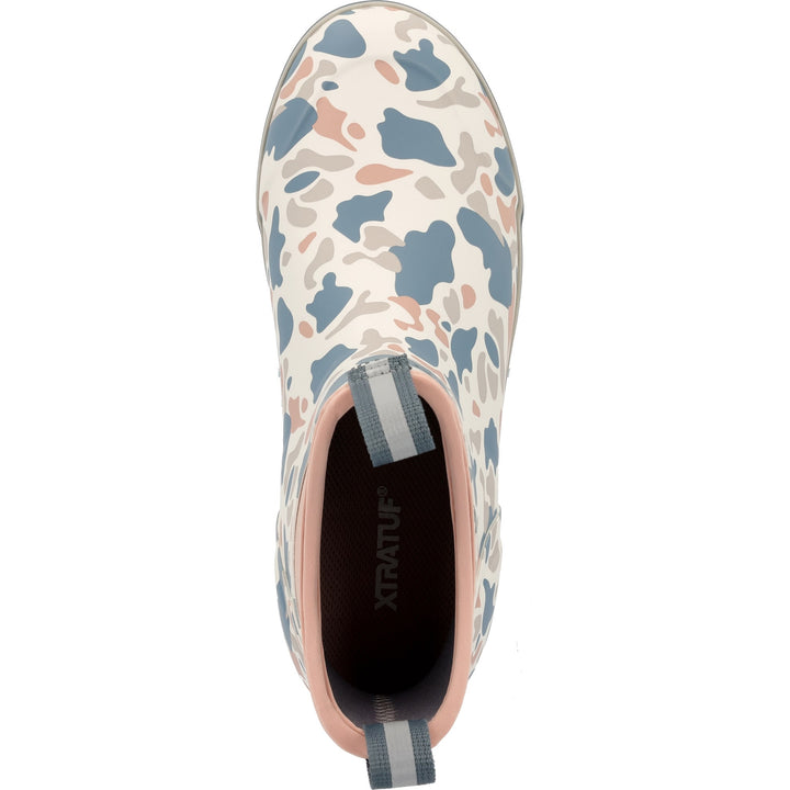 XTRATUF WOMEN'S 6" ANKLE DECK BOOT IVORY/DUCK CAMO