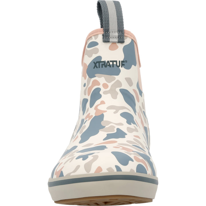 XTRATUF WOMEN'S 6" ANKLE DECK BOOT IVORY/DUCK CAMO