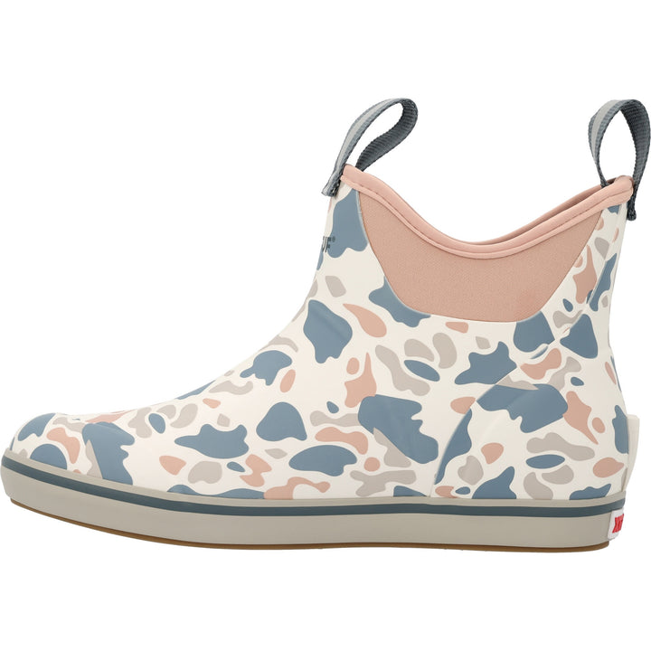 XTRATUF WOMEN'S 6" ANKLE DECK BOOT IVORY/DUCK CAMO