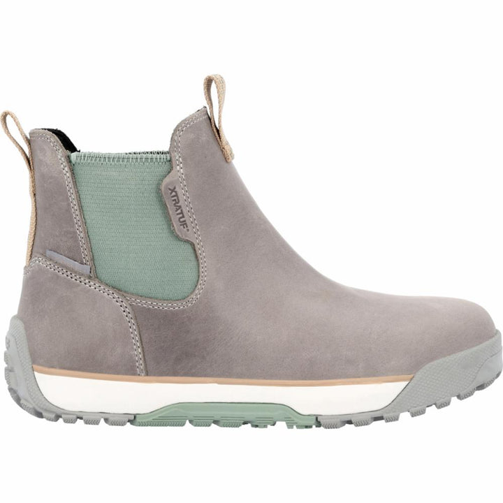 Xtratuf WOMENS ADB LEATHER GREY/ICEBERG