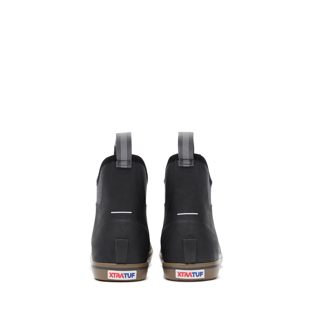 XTRATUF MENS ANKLE DECK BOOT FINISTERRE BLACK
