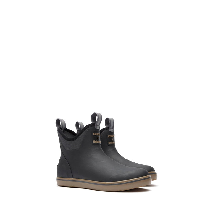 XTRATUF MENS ANKLE DECK BOOT FINISTERRE BLACK