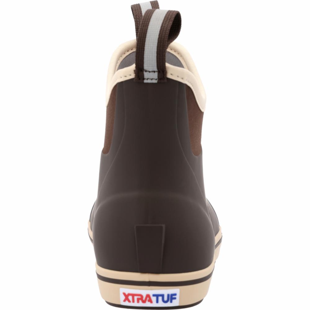 Xtratuf MENS 6 ANKLE DECK BOOT CHOCOLATE/TAN
