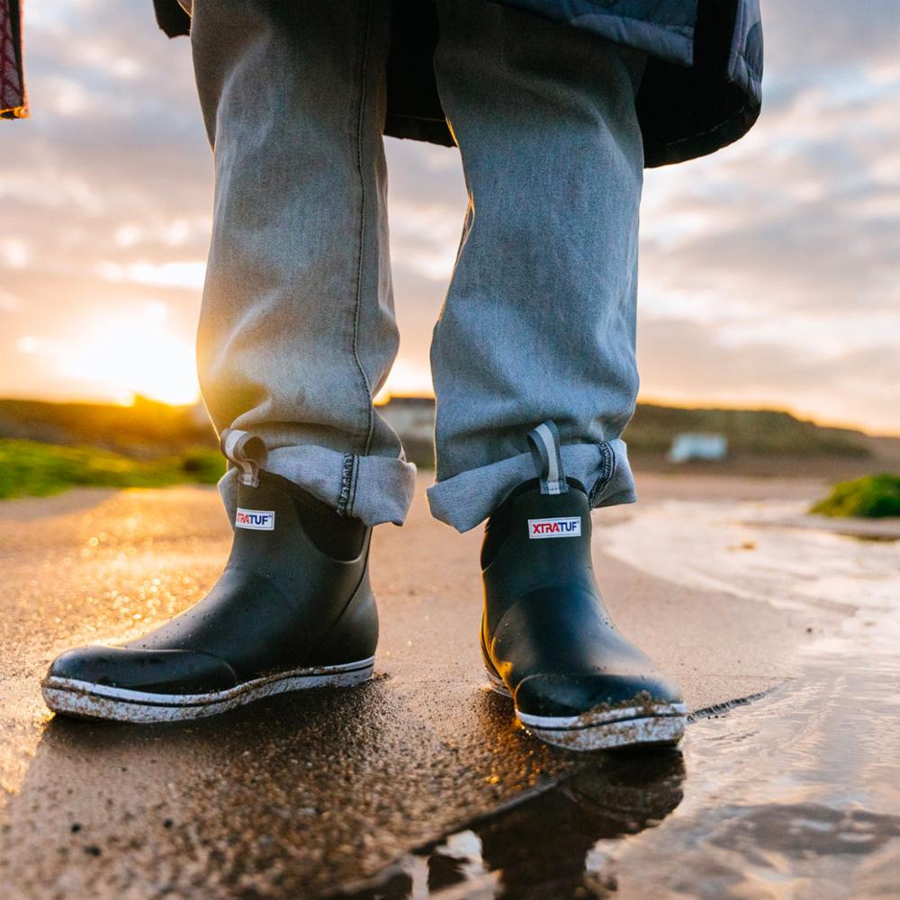 Xtratuf MENS ANKLE DECK BOOT BLACK – Xtratuf Canada