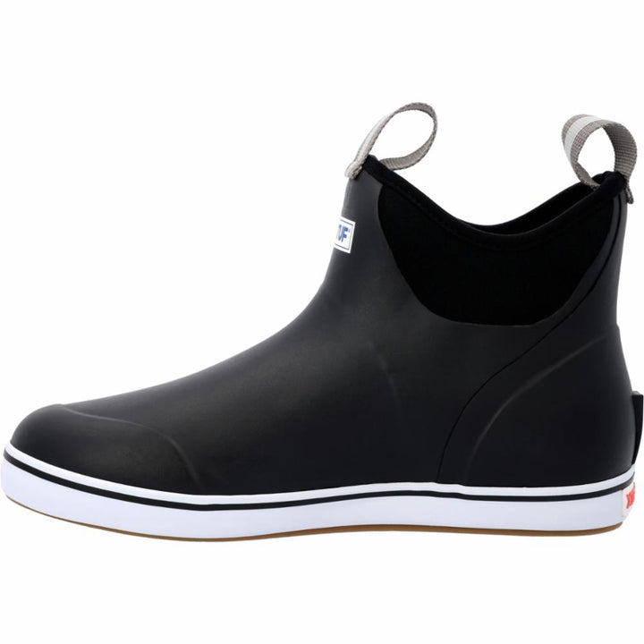 Xtratuf MENS 6 ANKLE DECK BOOT BLACK